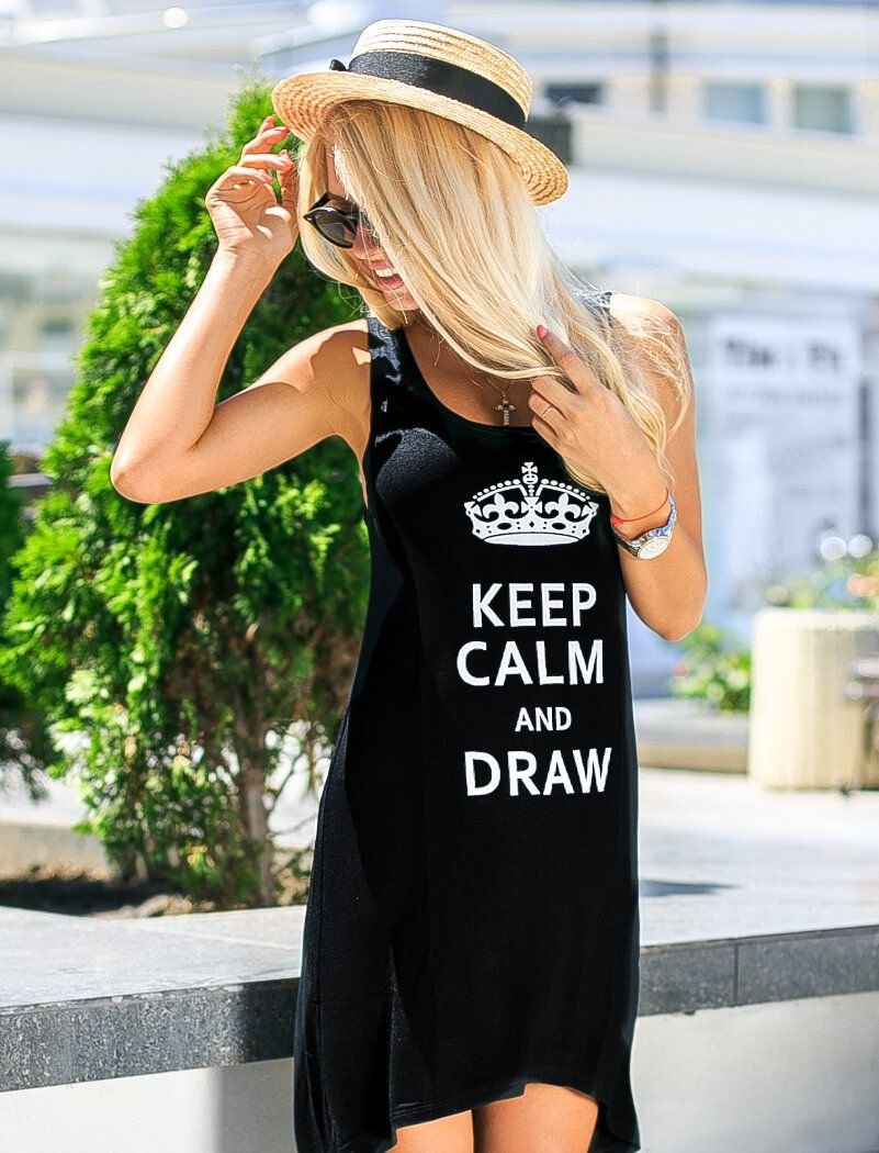 Trendy asymmetric dress