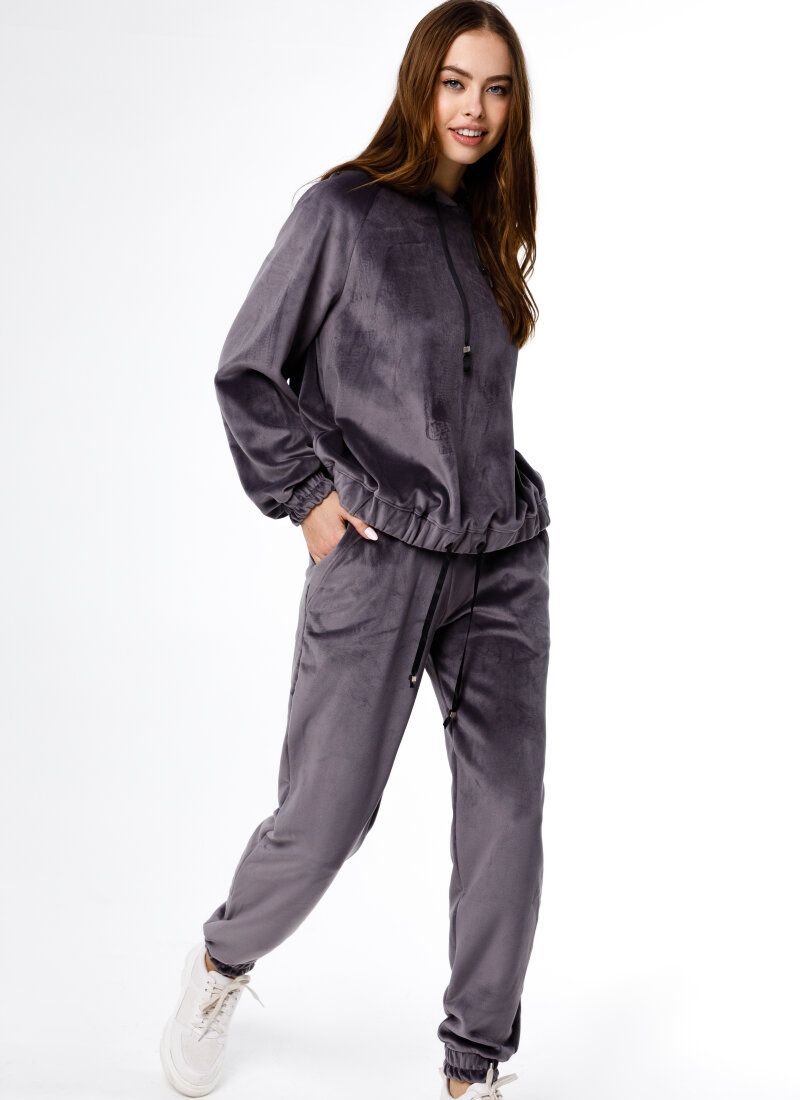Soft velour suit