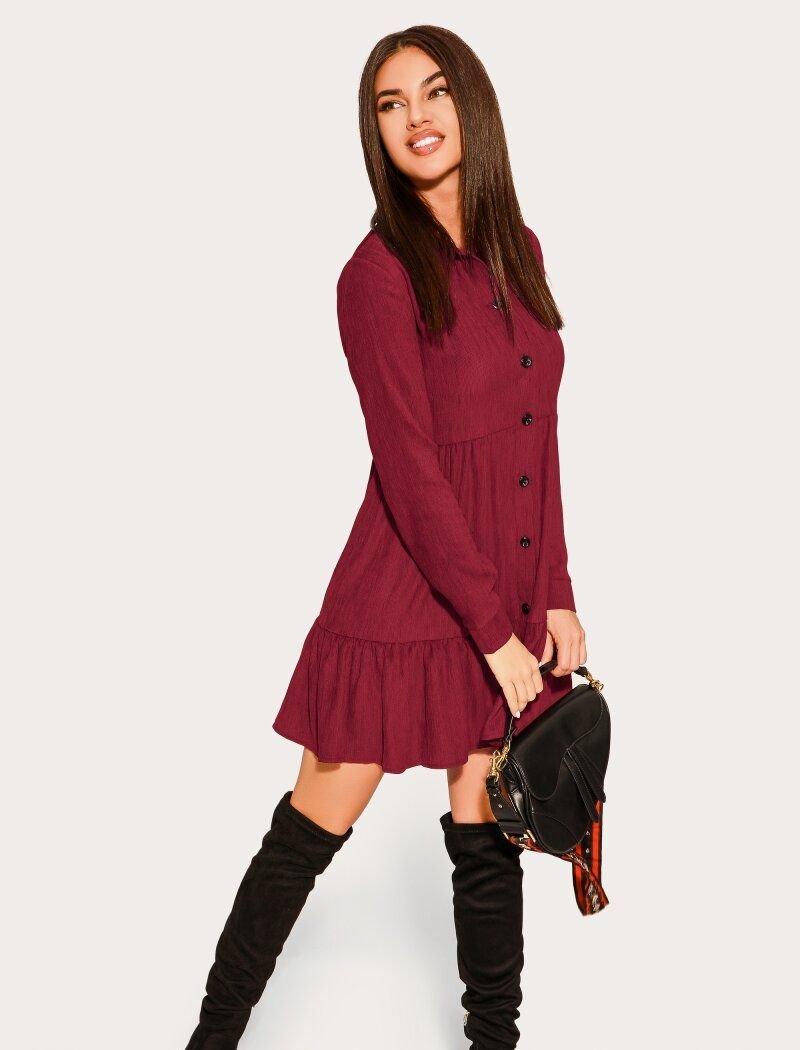 Multi-tiered mini dress