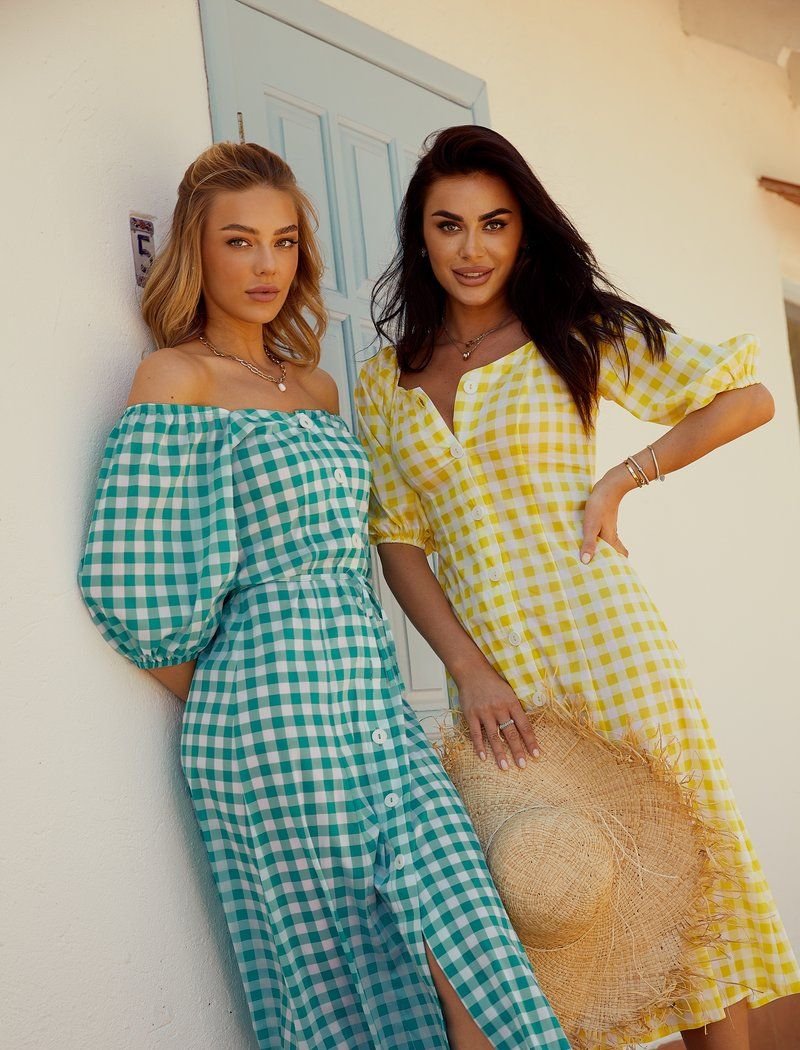 Off-the-shoulder dress