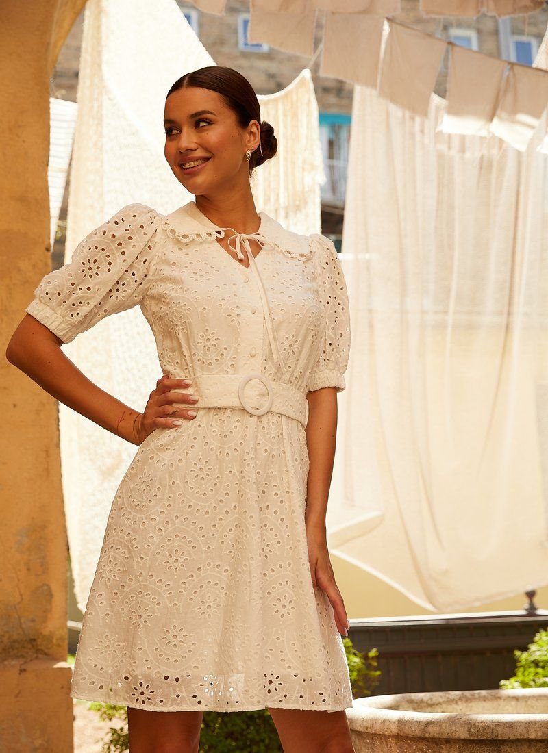 White Romantic dress