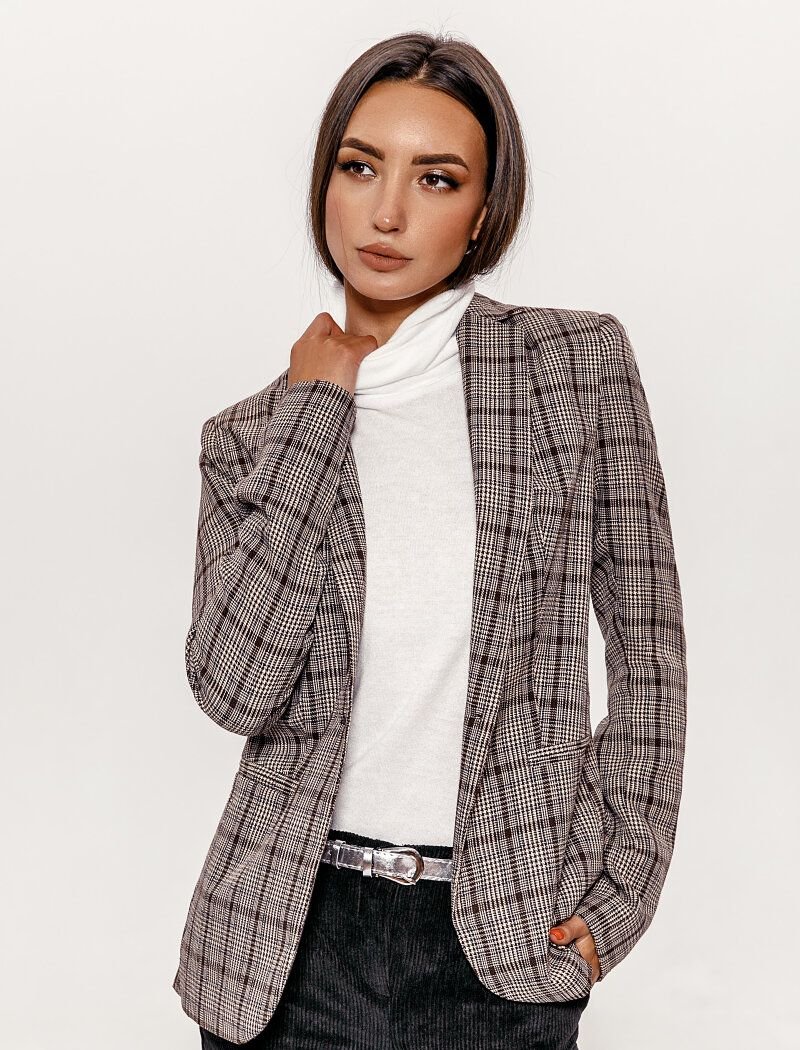 Classic plaid jacket