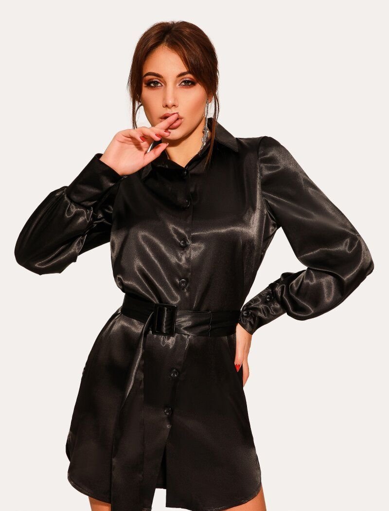 Laconic shirt dress