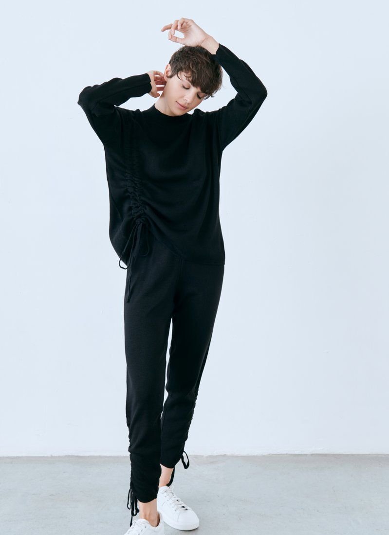 Black suit with ties