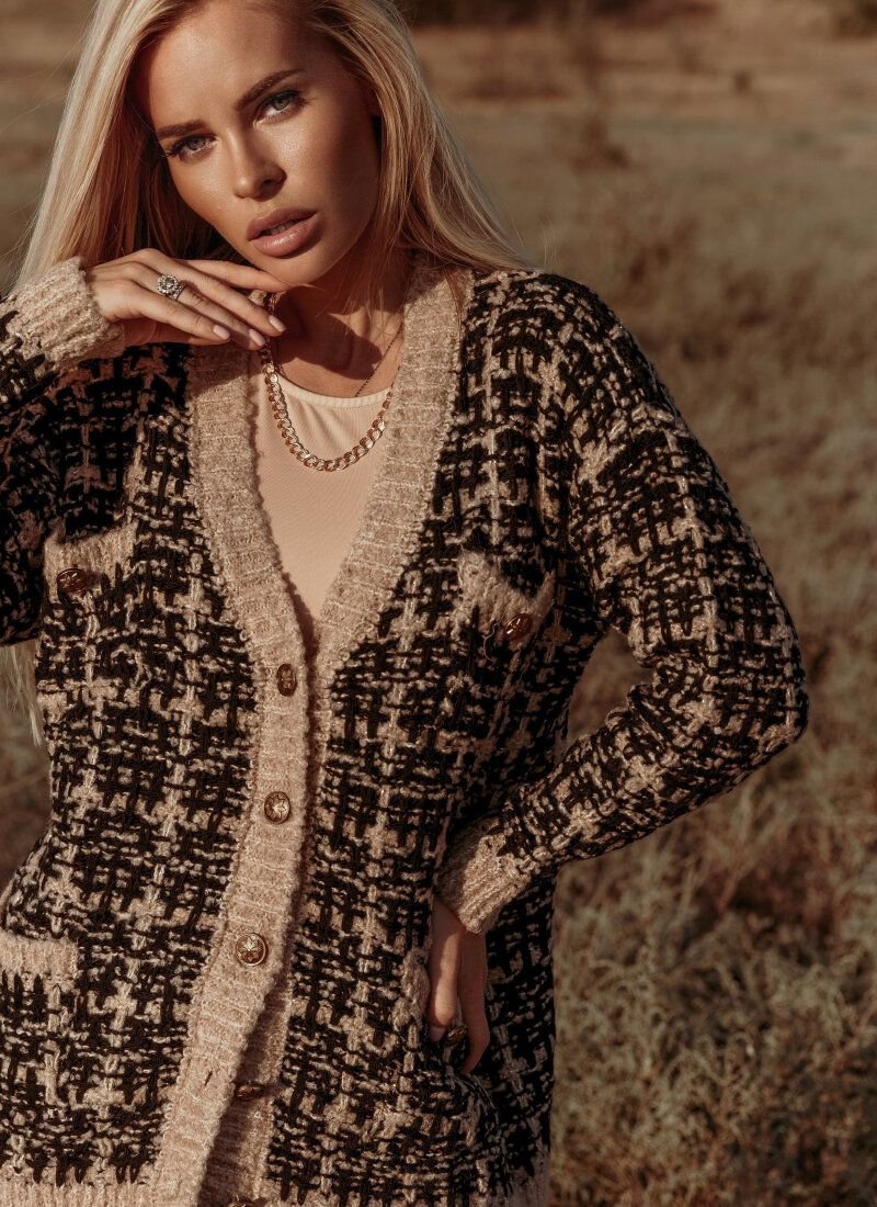 Relaxed Knitted Cardigan