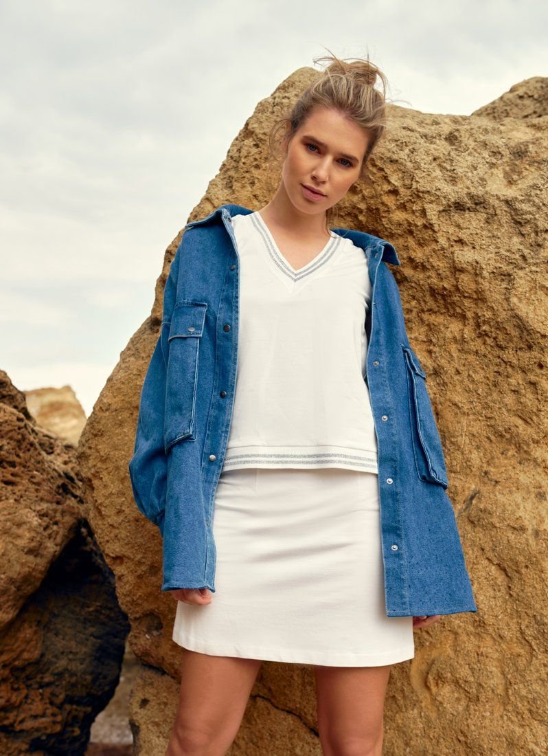 Tracksuit with skirt