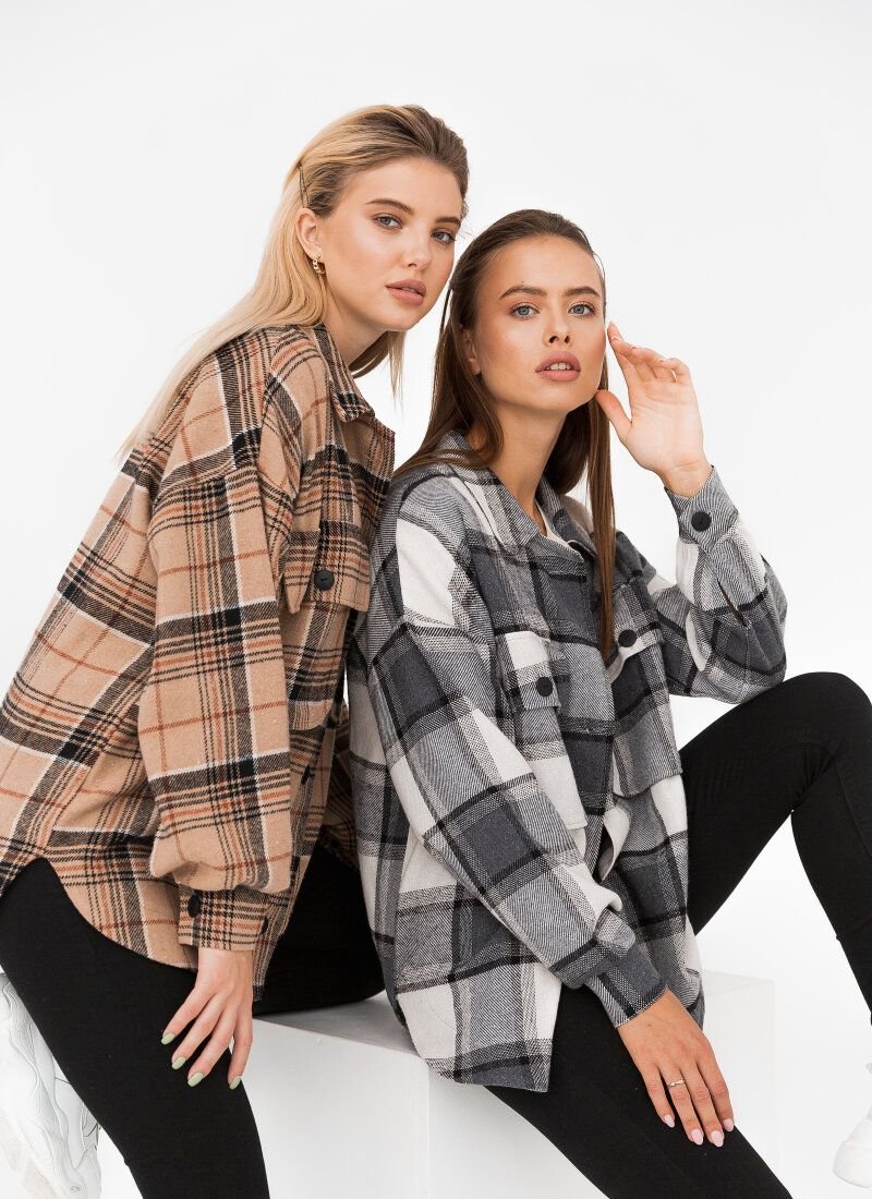 Trendy shirt jacket