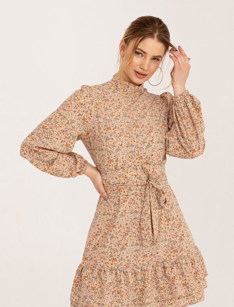 Romantic beige dress