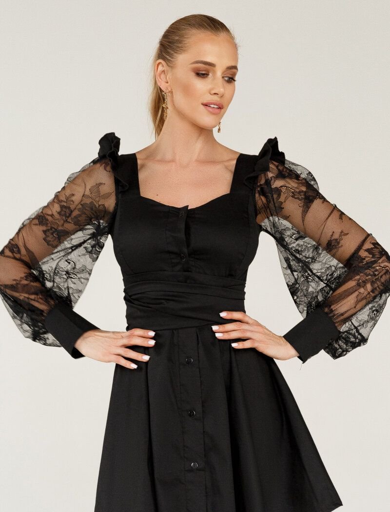 Combined evening dress