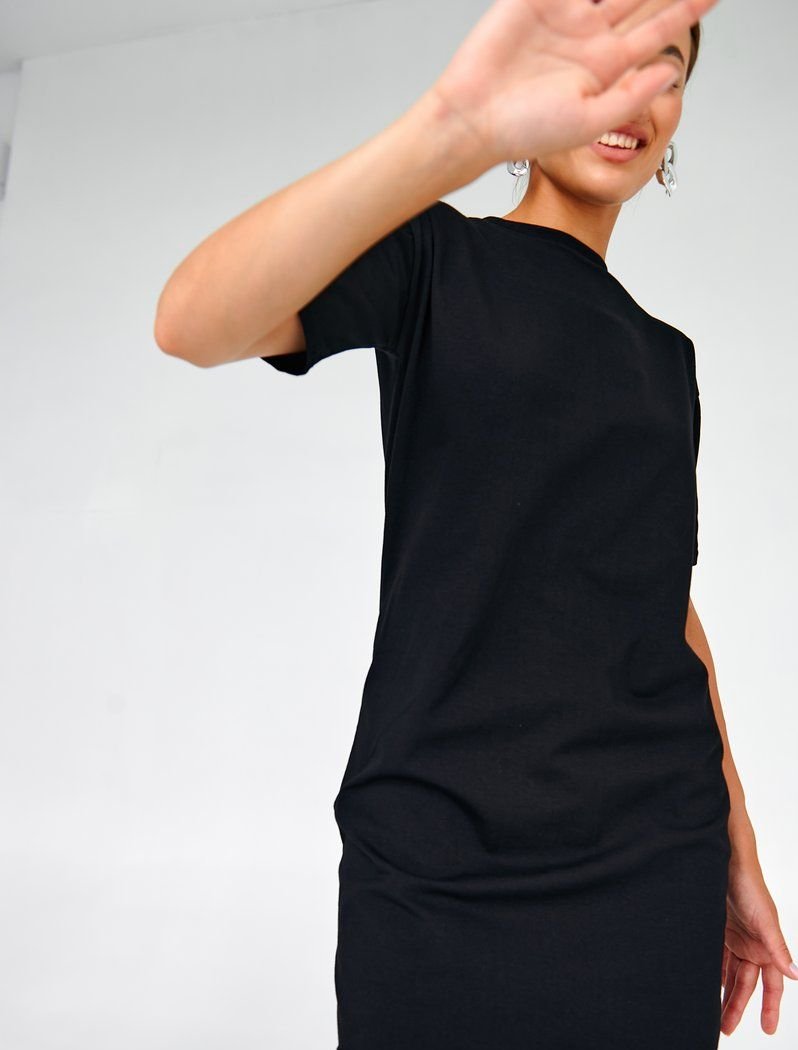 Black T-shirt Dress