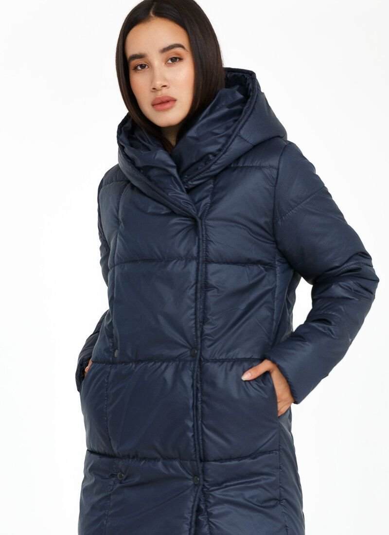 Insulated double-breasted jacket