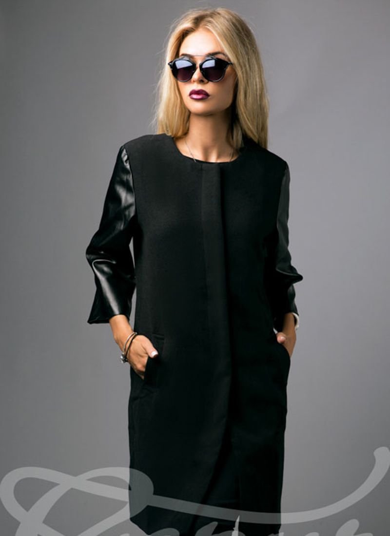 Laconic cashmere coat