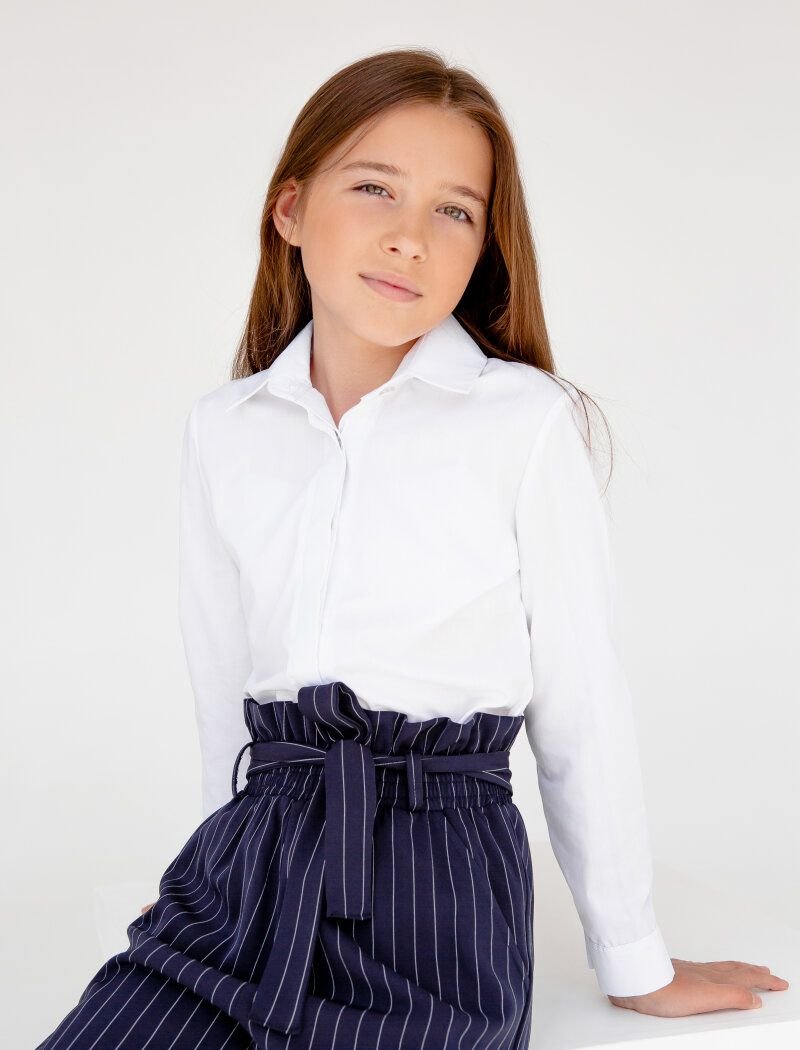 Classic white shirt for girls