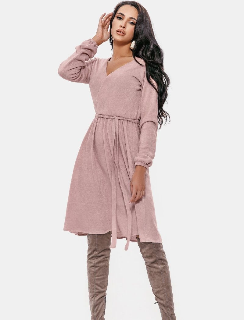Powdery warm dress