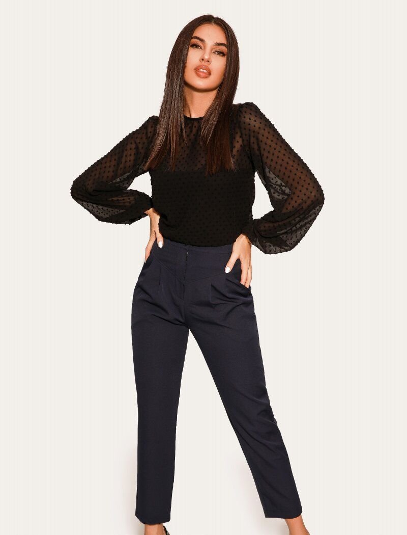 High-rise trousers