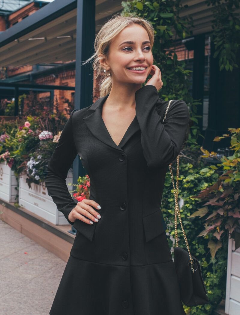 Dress in a classic style