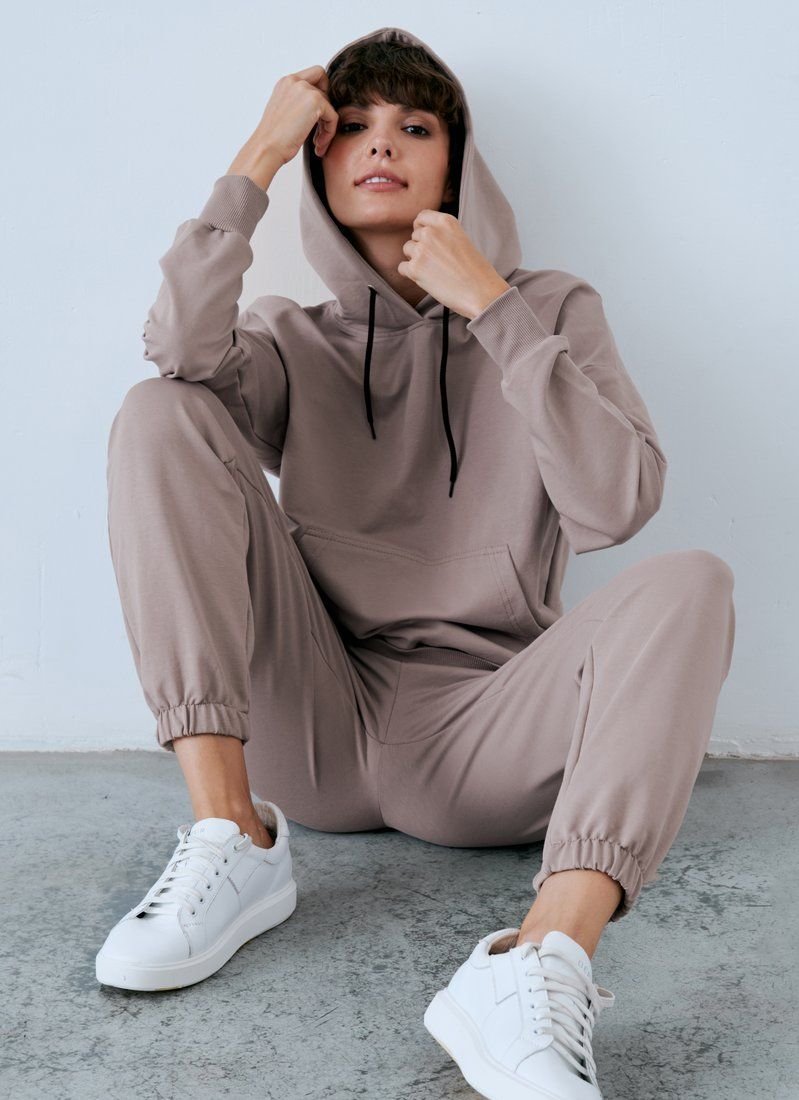 Stylish suit with hoodie