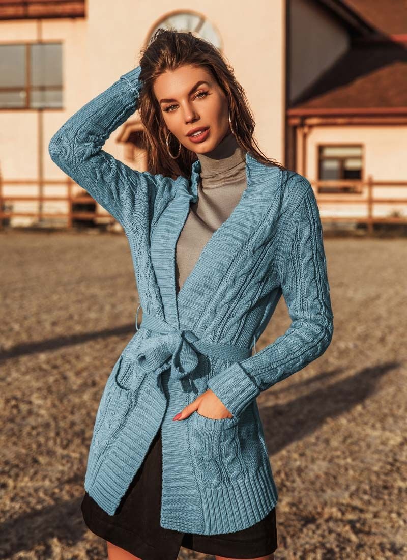 Cotton cardigan with pockets