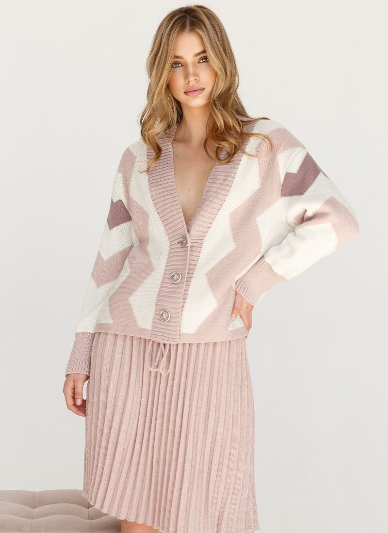 Romantic knitted knitwear suit