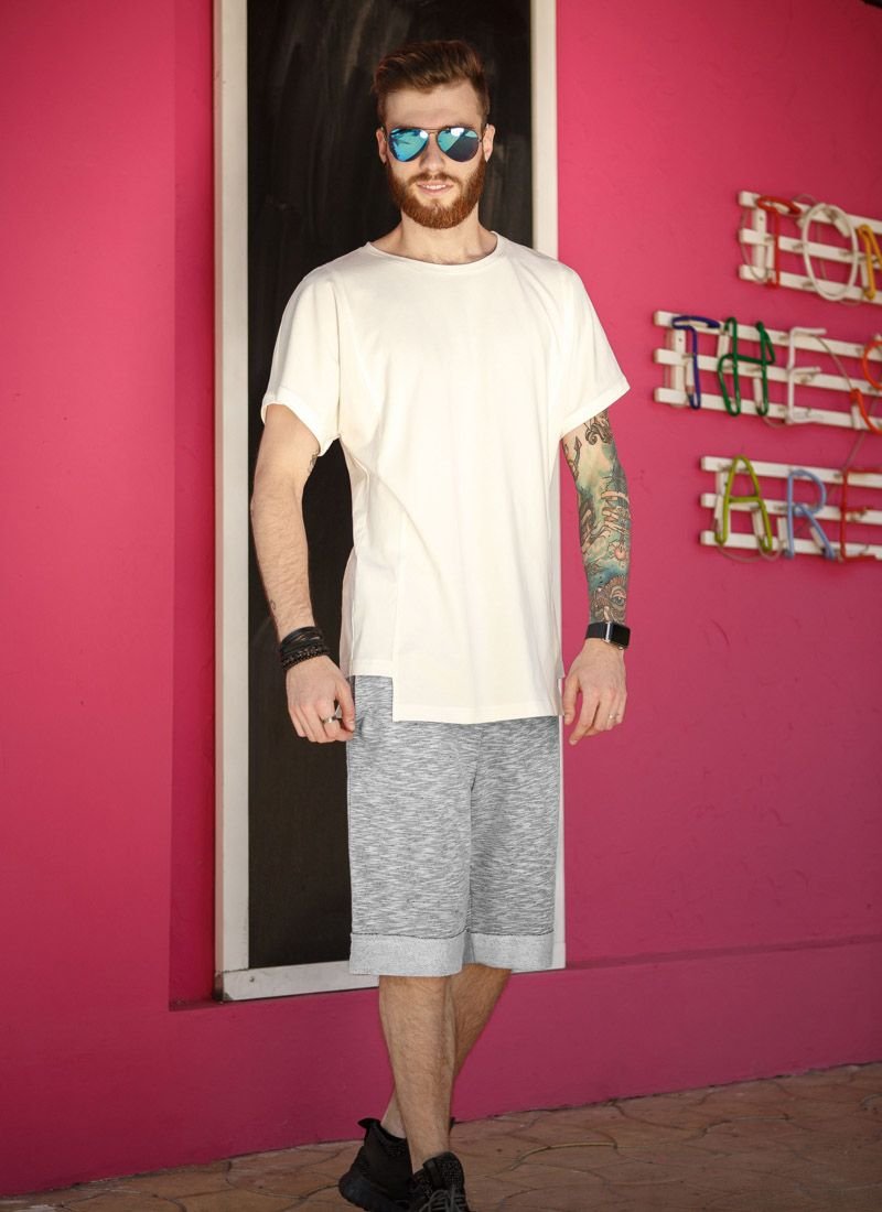 Solid Color Men's T-shirt