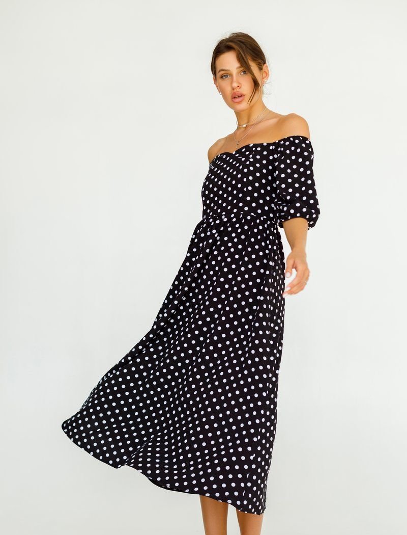 Off-the-shoulder dress