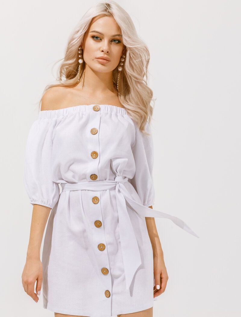 Off-the-shoulder dress