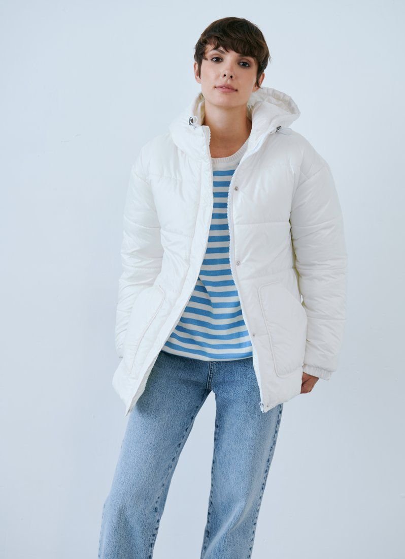 Milk jacket with belt