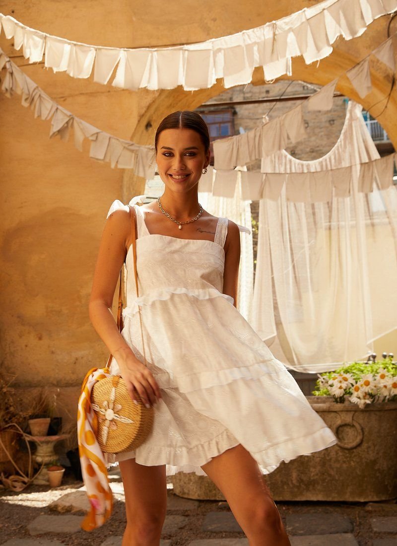 Sundress with embroidery