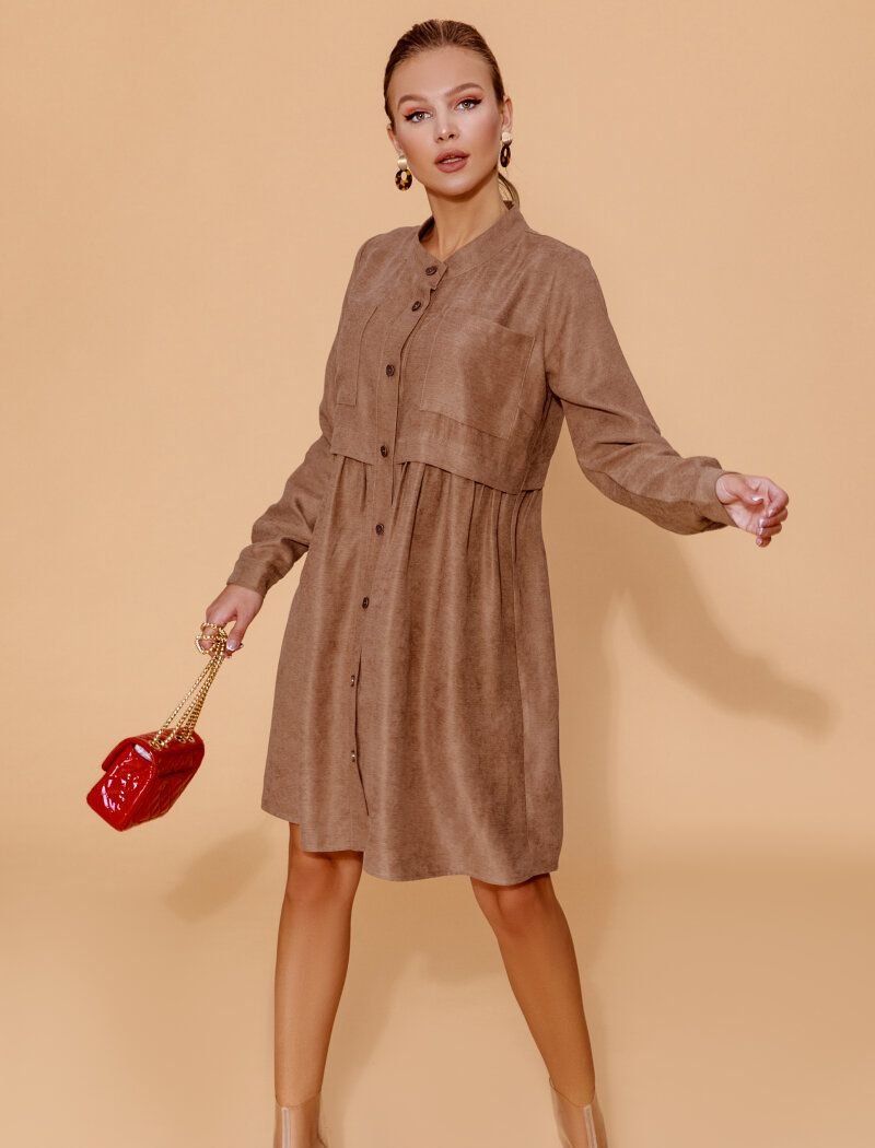 Dress in the oversized style
