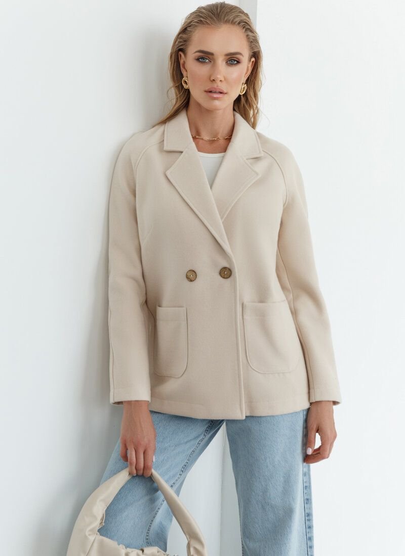 Cashmere coat-jacket