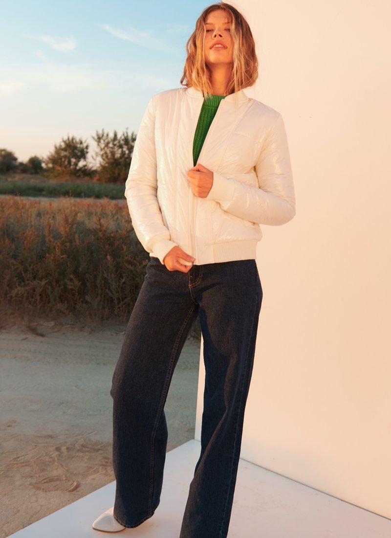 Milk jacket made of raincoat fabric
