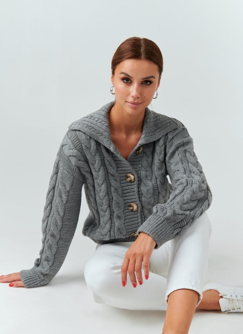 Button-down jumper Grey Button-down jumper