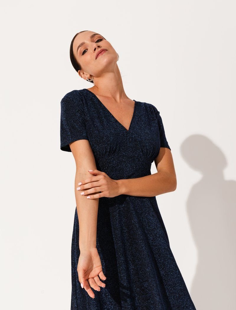 Blue Shimmering Dress