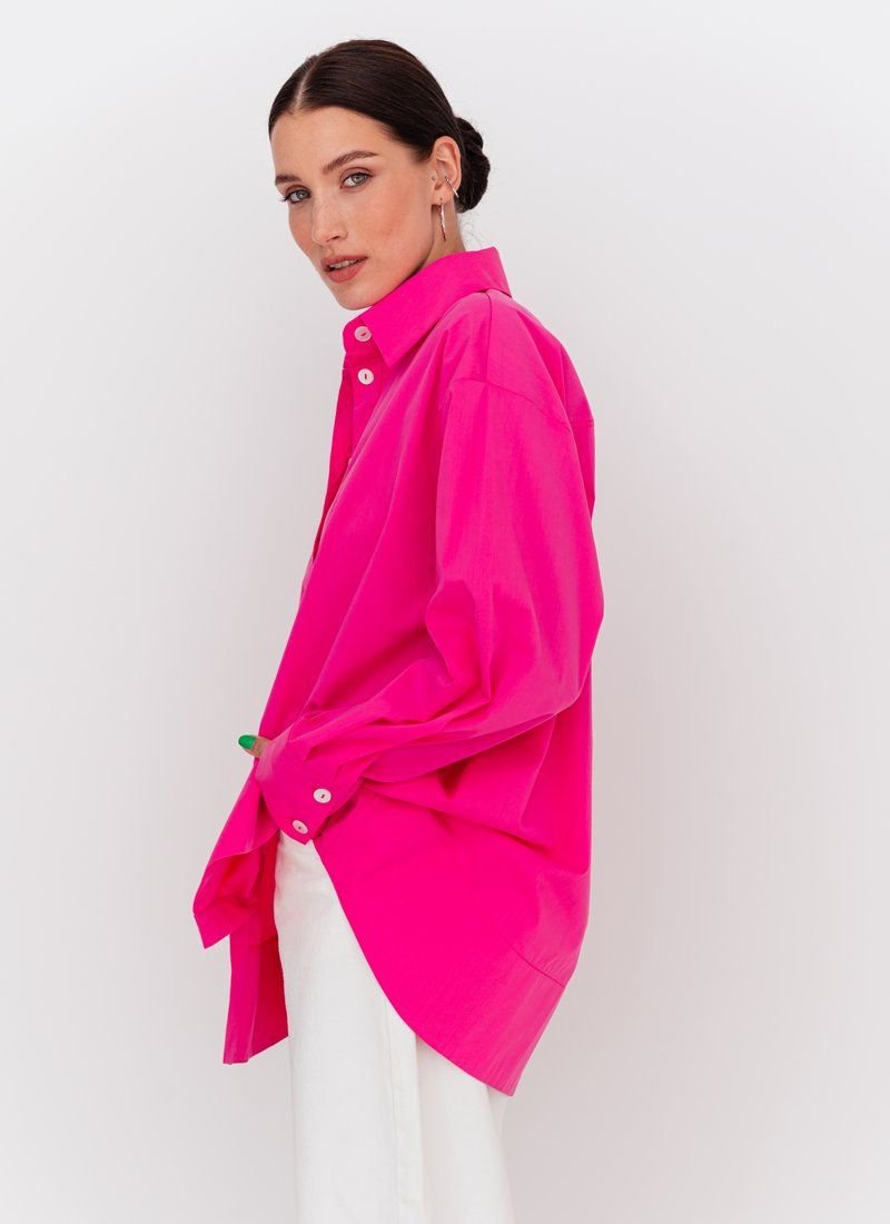 Bright crimson shirt