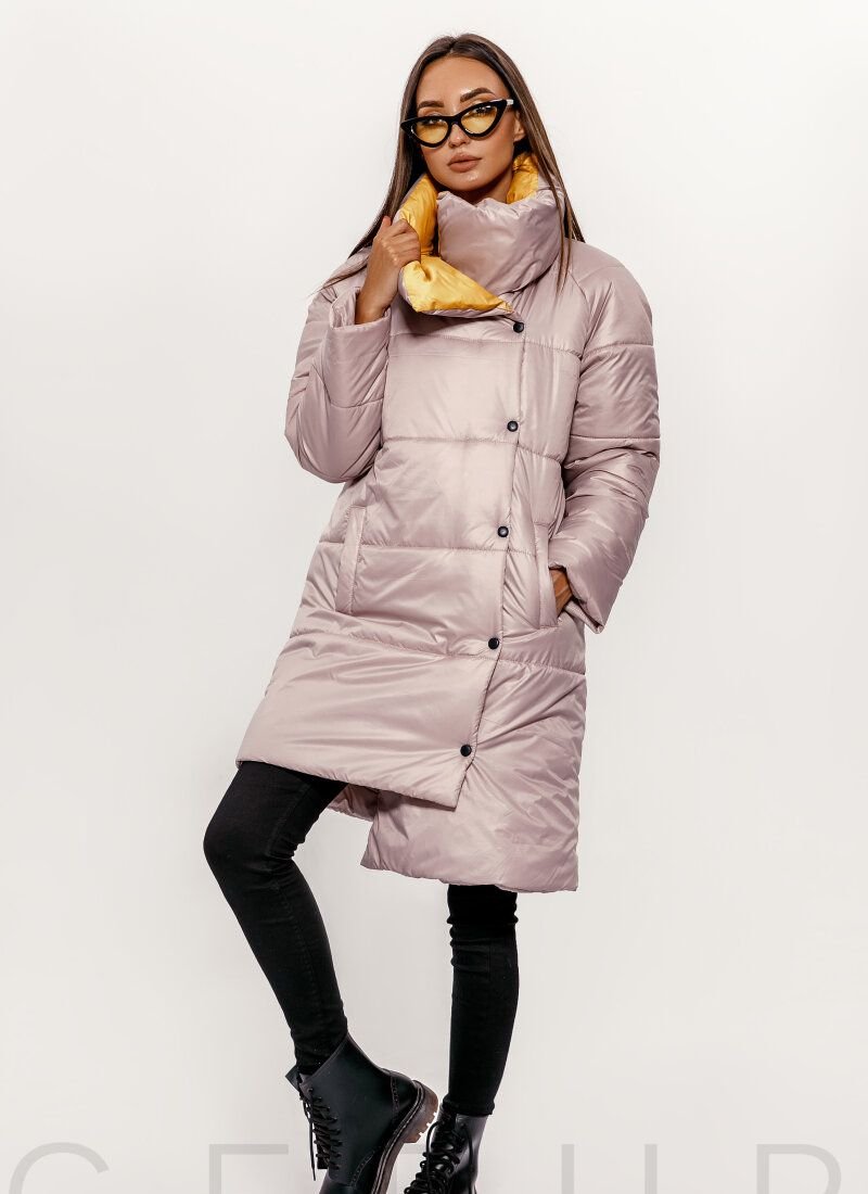 Beige elongated jacket