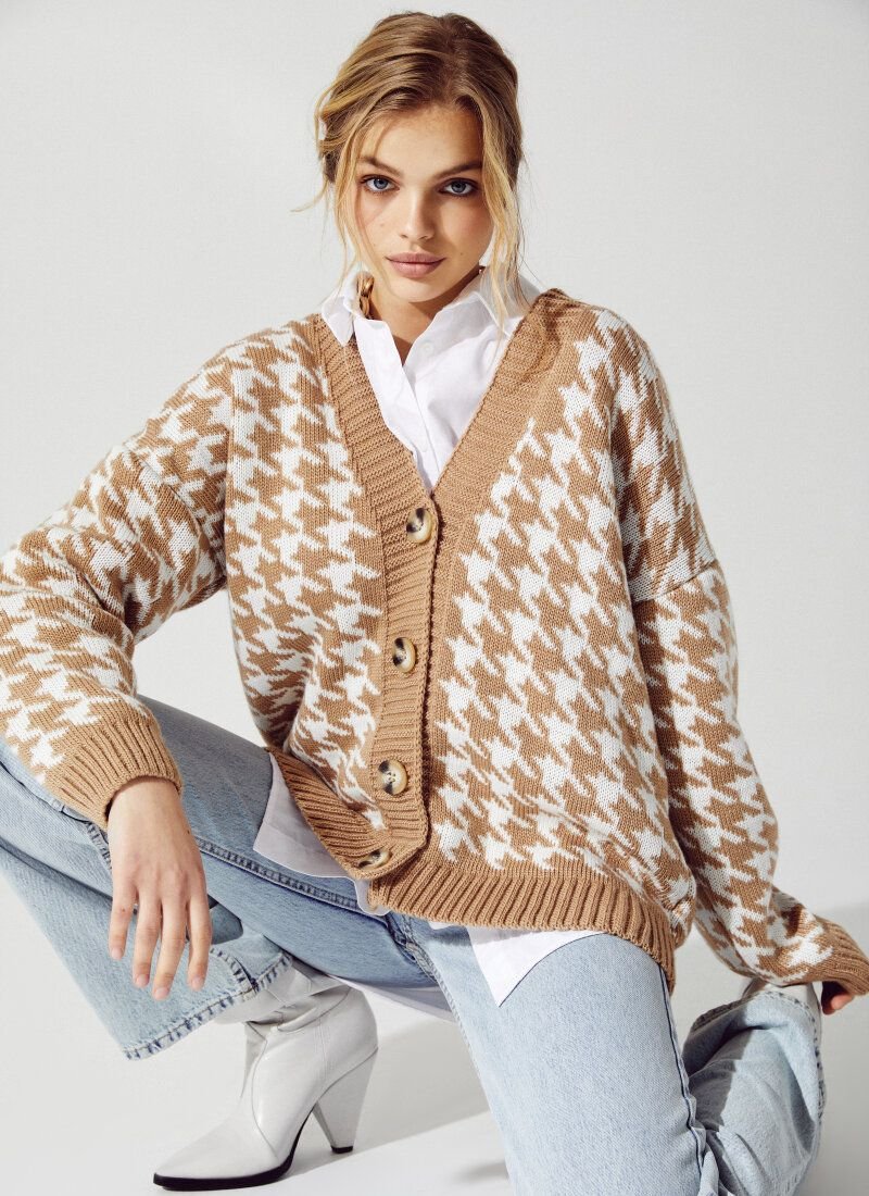 Warm oversize-cardigan