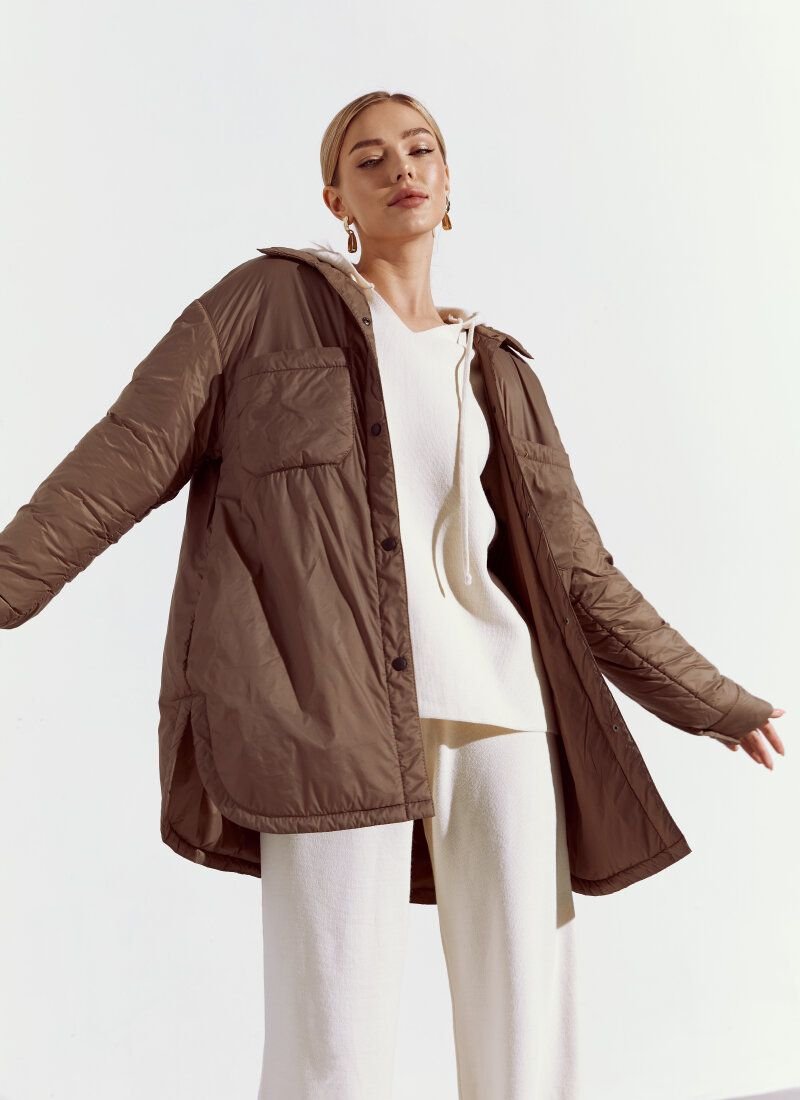 Lightweight shirt-cut jacket