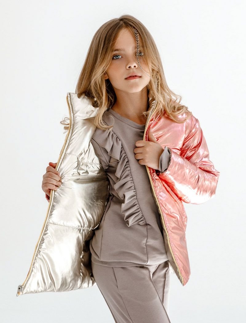 Bright quilted jacket
