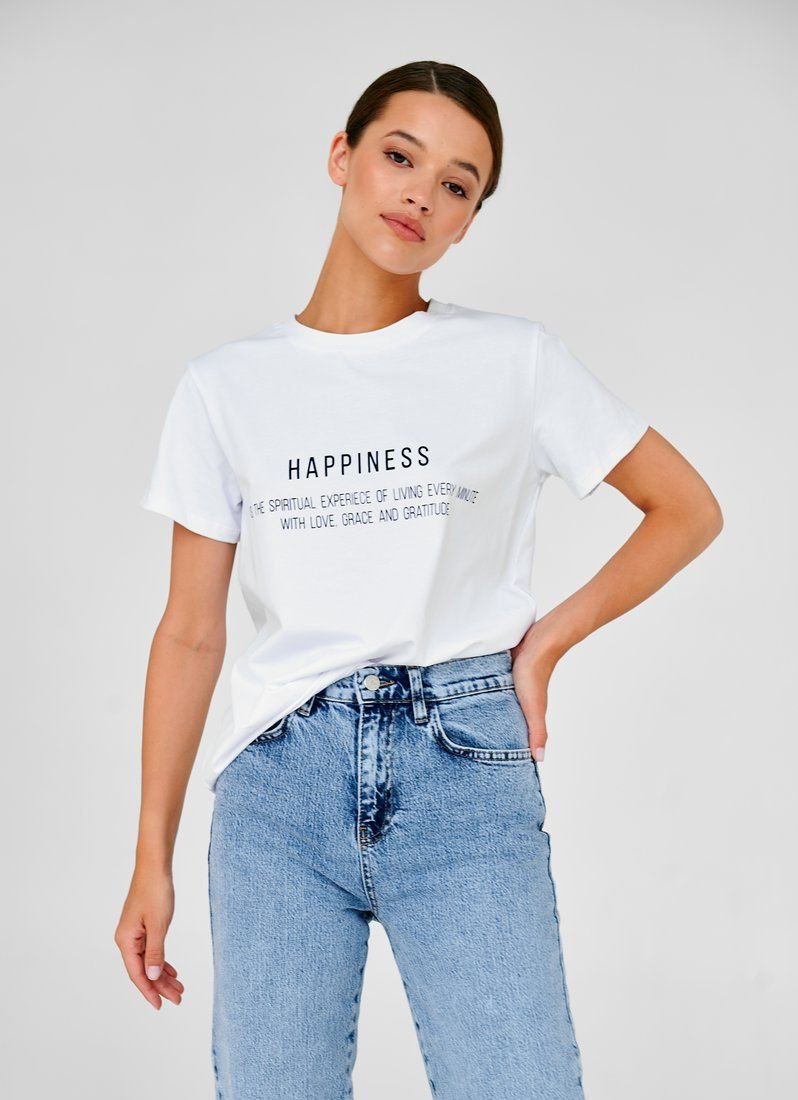 White T-shirt with the inscription
