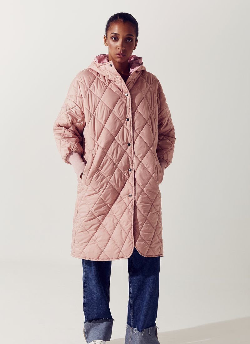 Delicate Pink Hooded Jacket