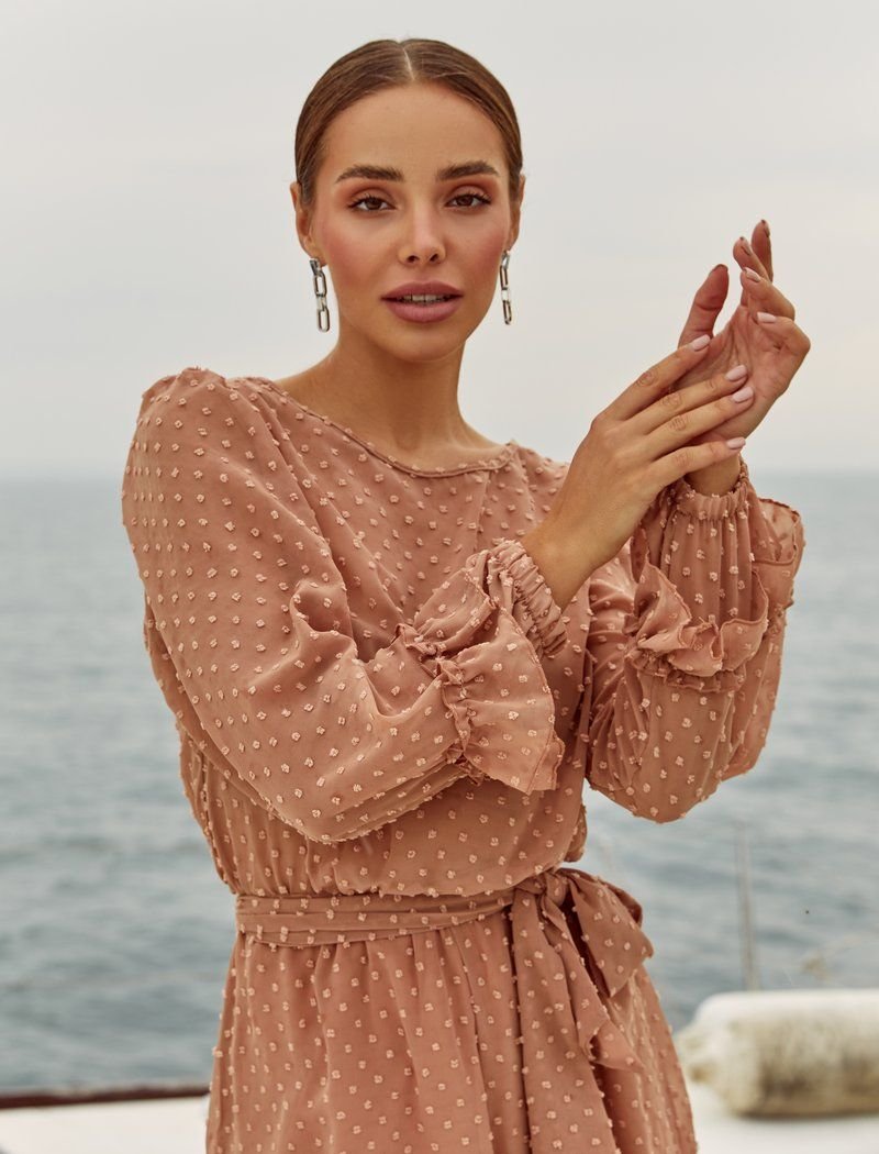 Jumpsuit with an open back