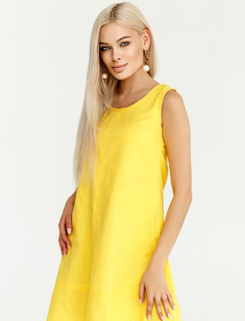 A-line dress with pockets