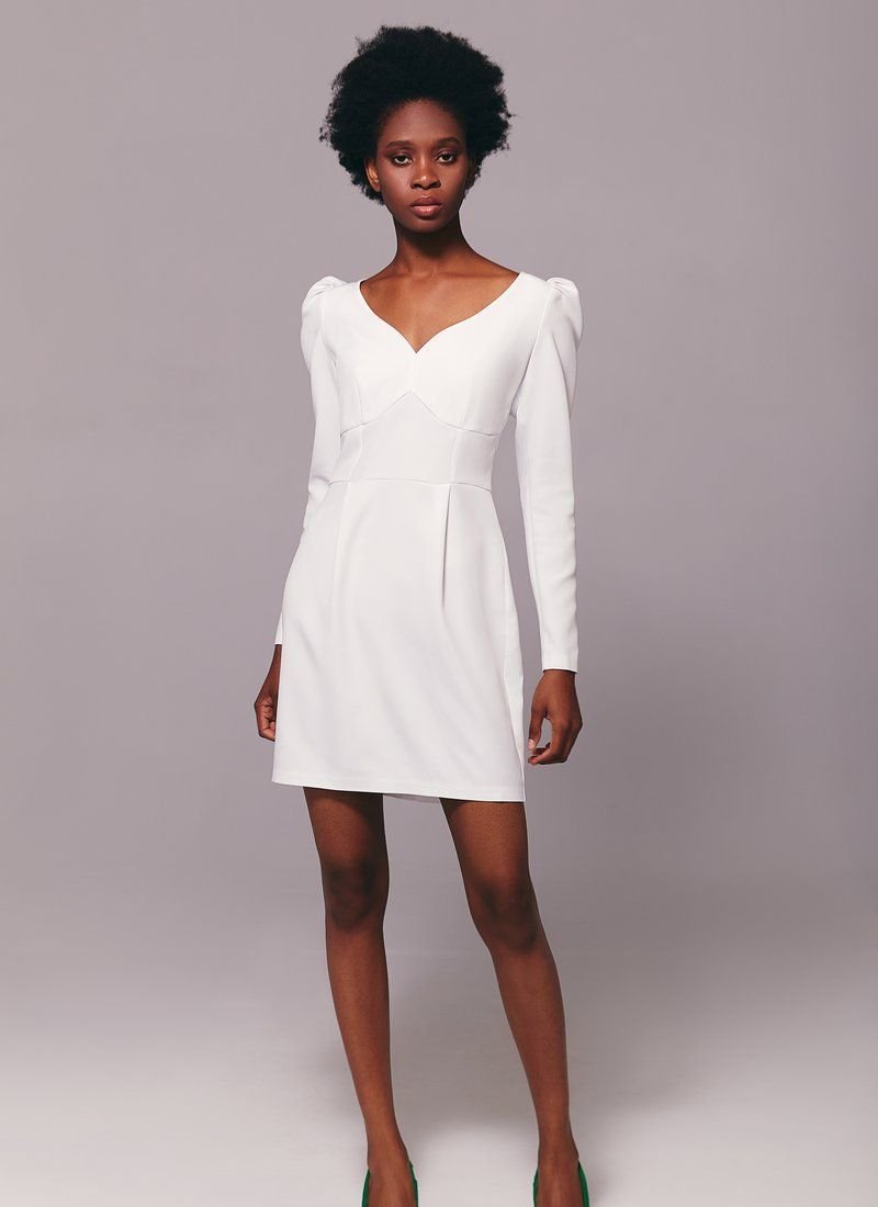 Classic White Mini Dress