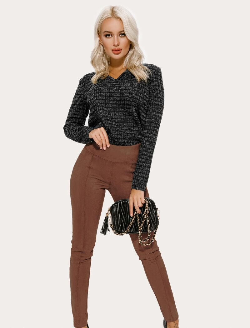 Brown Suede Trousers