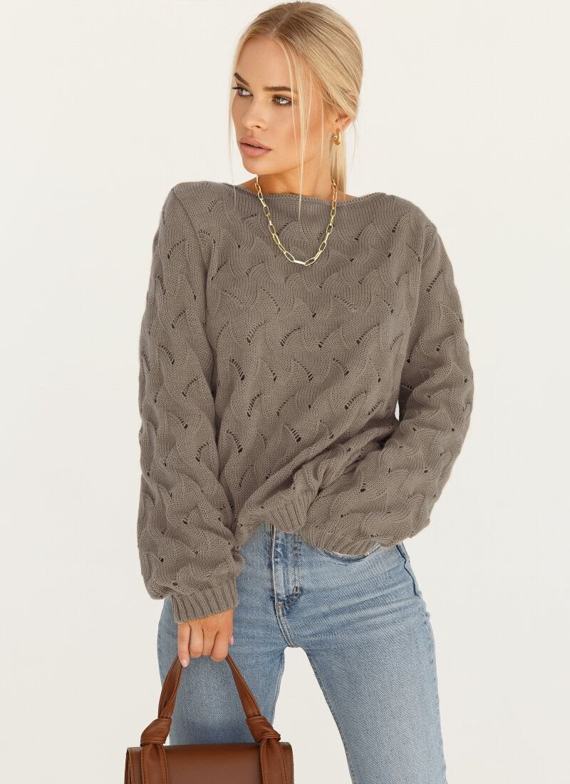 Coffee-colored jumper