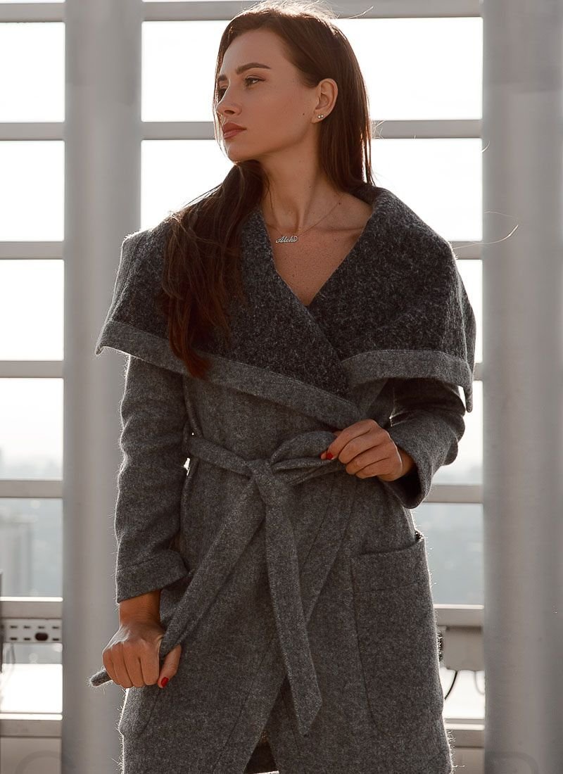 Soft wool coat