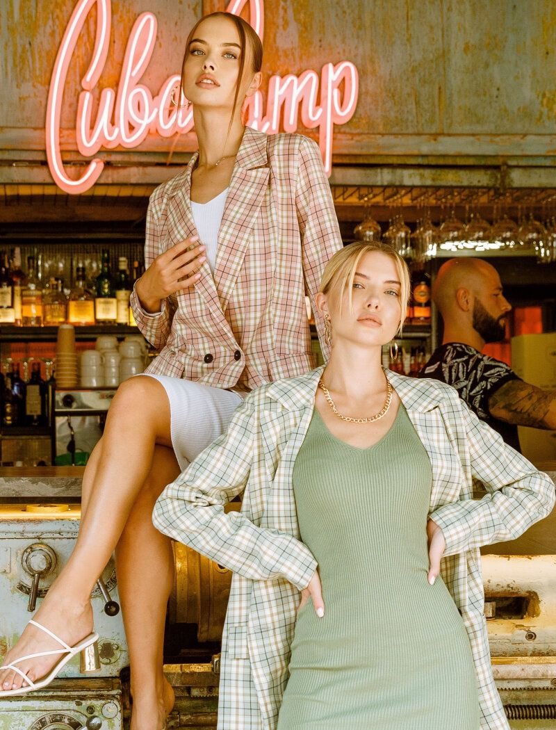 Classic plaid jacket