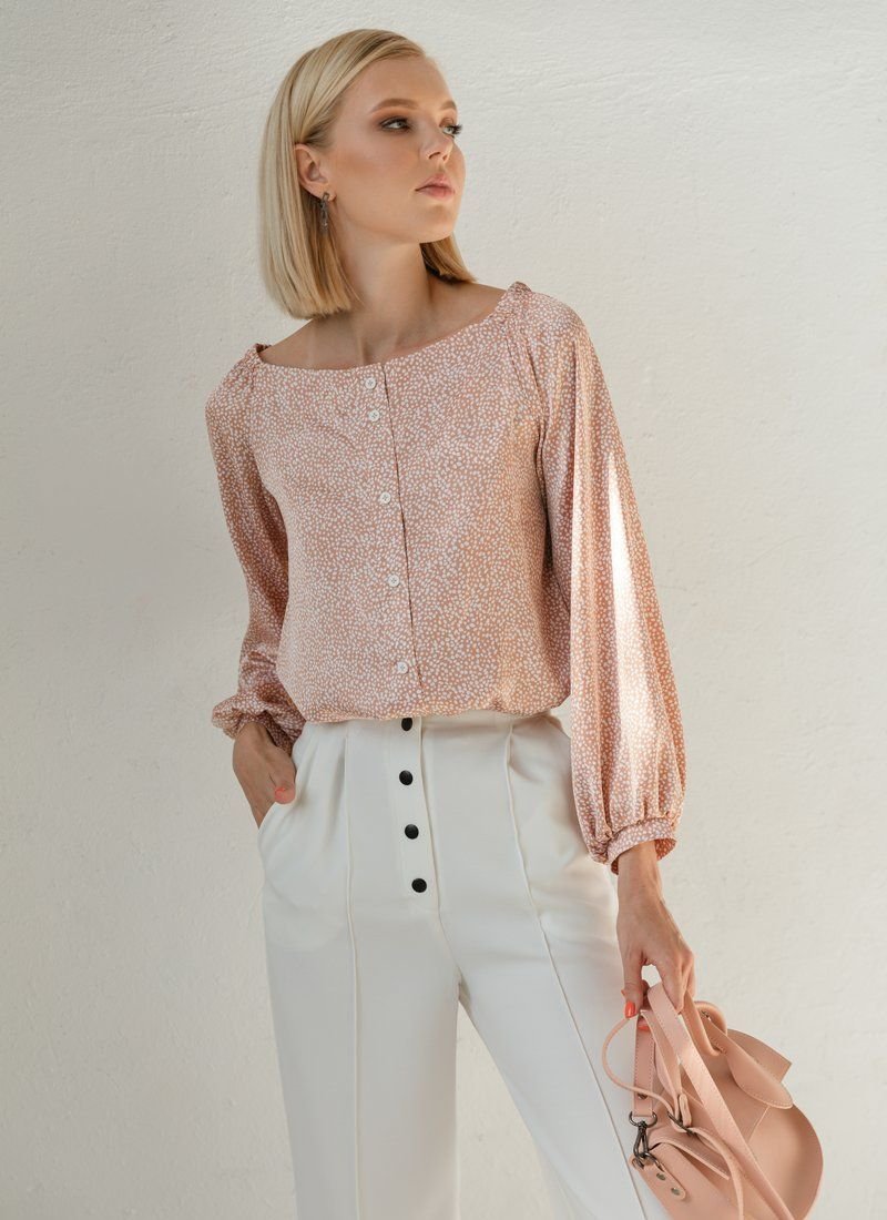 Polka Dot Silk blouse