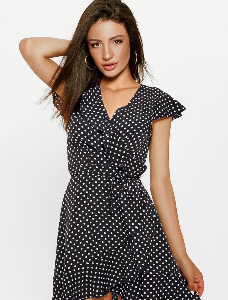 Dress in stylish polka dots