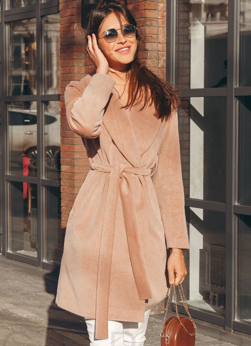 Gepur coat with fur collar